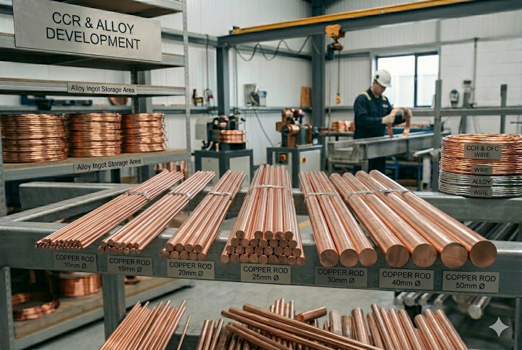 copper etp rods (8mm - 26mm)